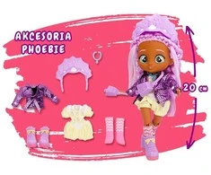 IMC TOYS – Phoebe Model Doll – Cry Babies Geriausi draugai amžinai – 904354