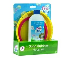 TM Toys Muilo burbulų rinkinys su lankeliu Fru Blu 0,4L, 3+, spalvotas