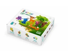 TM Toys Rankdarbių rinkinys Hey Clay miško gyvūnai su priedais