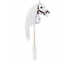 Tootiny Koń Mėgėjiškas arklys hoppihorse a3 leopardas - baltas, tarantulo kailis