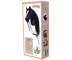 Tootiny Koń na kiju Hobby Horse HOPPIHORSE A3 juoda