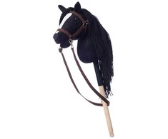 Tootiny Koń na kiju Hobby Horse HOPPIHORSE A4 juoda