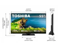 Toshiba 55 colių LED televizorius 55UV3F63DG