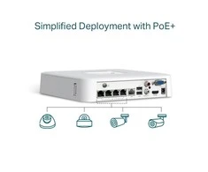 TP-LINK | PoE+ tinklo vaizdo įrašymo įrenginys | VIGI NVR1104H-4P | 1 | 4 kanalų