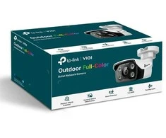 TP-LINK | Visos spalvos Bullet tinklo kamera | VIGI C350 | Kulka | 5 MP | 4 mm | IP67 | H.265+/H.265/H.264+/H.264 | „MicroSD“, iki 256 GB