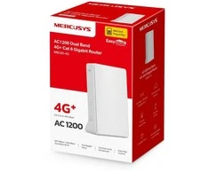 Mercusys Wireless Dual Band Gigabit Maršrutizatorius | MB230-4G | 300 Mbit/s | 10/100/1000 Mbit/s | Ethernet LAN (RJ-45) jungtys 2 | 4G + | Antenos tipas Vidinis | 36 mėn.
