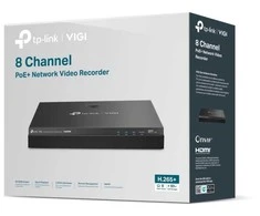 Tinklo Priedas - TP-LINK VIGI NVR2008H-8MP 8MP, PoE+, USB 2.0, eSATA