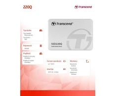 TRANSCEND SSD220Q 500GB SATA3 2,5" SSD QLC