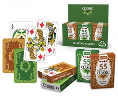 Trefl classic kortų kaladė Žaidimo kortos - Classic 2 x 55 KS0166