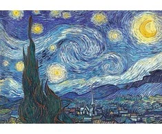 Trefl Dėlionė 1000 vnt. - Vincentas van Gogas: Žvaigždėta naktis