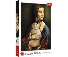 Trefl Dėlionė 1000 vnt. - Ponia su kate