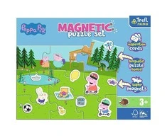 Peppa Pig smagi magnetinė dėlionė. Peppa Pig 93164 Trefl