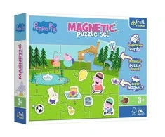 Peppa Pig smagi magnetinė dėlionė. Peppa Pig 93164 Trefl