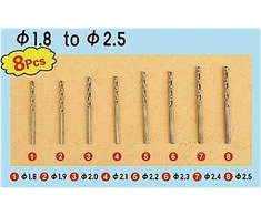Trumpeter grąžtų rinkinys 8 vnt. 1,8–2,5 mm (09956)