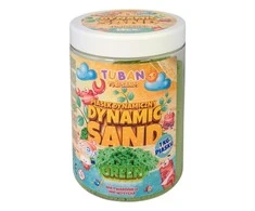 Tuban Dinaminis smėlis - Žalias - 1kg ( TU3555 )