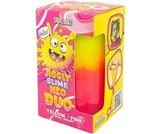 Tuban Jiggly Slime - Gleivės - Neoninis Duetas - Geltona-Rožinė (430 g)