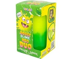 Tuban Jiggly Slime - Gleivės - Neoninis Duetas - Geltona-Žalia (430 g)