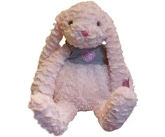 Tulilo Maskotka Pliušinis zuikutis, rožinis, 23 cm