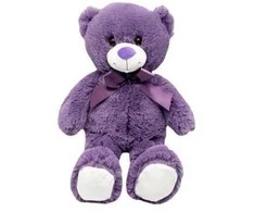 Tulilo Maskotka Meškiukas Michał violetinė 35 cm