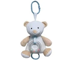 Tulilo Muzikinis meškiukas suktukas, 18 cm, mėlynas