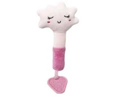 Tulilo Minkštas rožinis žaislas su kramtuku ir garsu 9281 JW.CLOUD 17cm
