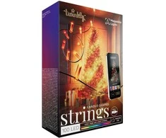 Kalėdinė girlianda Twinkly Candies 100 RGB LED USB- C, žalios spalvos laidas
