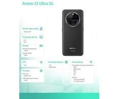 Mobilus telefonas - ULEFONE ARMOR 23 ULTRA 12GB RAM 512GB 50MP 5G Elite Juodas