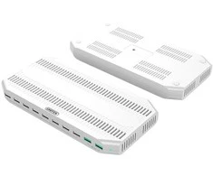 UNITEK Y-2190 įkrovimo stotelė 8x USB 2.4A 160W 2x QC3.0 USB-C Y-2190