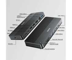 Unitek D1104A01 13in1 MST HDMI DP 8K PD 100W prijungimo stotelė