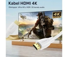 Unitek HDMI 2.0 4K kabelis baltas 1m