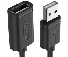 UNITEK Y-C428GBK Unitek USB plėtinio keitiklis USB2.0 AM-AF, 1,0m Y-C428GBK