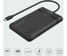 Išorinis Kietojo Disko Adapteris - Unitek Y-3036a Diskguard Raiden 2.5" USB-C