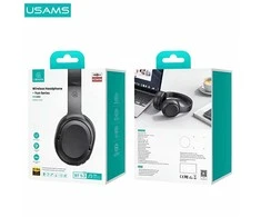 USAMS Bluetooth 5.3 Ausinės Yun Series juodos spalvos TDLYEJYX01 (USAMS-YG23)