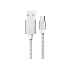 V-tac 1m mikro USB laidas, sidabrinis, laido tipas : pintas.