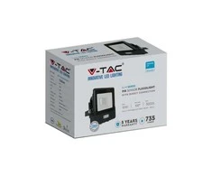 Samsung 10W LED prožektorius V-TAC, juodu korpusu, 4000K, su judesio davikliu