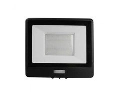 Samsung 50W LED prožektorius V-TAC, juodu korpusu, 6500K, su judesio davikliu