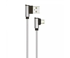 V-tac 1m mikro USB laidas, sidabrinis