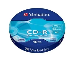 VERBATIM CD-R 700MB 52X EXTRA PR SP 10PK