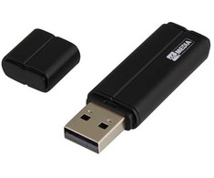MyMedia USB flash disk, USB 2.0, 64GB, juoda, 69263, su plastikową osłoną