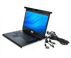 KVM konsolė Avocent Avocent 19 LCD, USB KB, 2USB PASS- US INTL ENG - LRR185KMM-001
