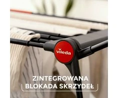 Vileda Infinity Flex Ultimate teleskopinė skalbinių džiovykla juodas