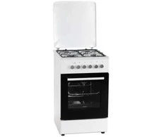 MPM MPM-56-KGM-04 Dujinė/elektrinė viryklė Baltos