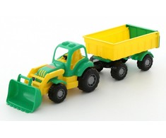 Polesie Osiłek traktor su przyczepš Nr1 i łyżkš 44556