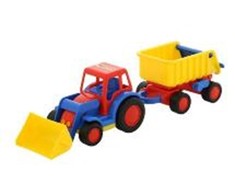Polesie Wader Traktor krautuvas su priekaba (9623)