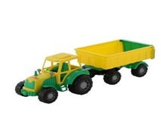 Wader Transporto priemonė Majster Tractor su priekaba