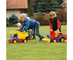 Wader Didelė mėlyna-geltona savivartė mašina vaikams