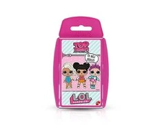 L.O.L Surprise Pergalingi žingsniai Gra Karciana Top Trumps L.O.L. staigmena! LOL staigmena