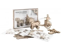 Dėlionė WOODEN CITY 3D Medinis Modelis Romainų Raitelis - Ekologiškas