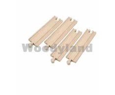Woodyland bėgiai tiesūs 15cm 4 vnt