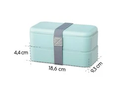 Xavax POJEMNIK NA ŻYWNOŚĆ BENTO, LUNCHBOX, POZIOMOWY, 500 ML, “TO GO“